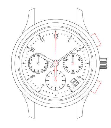 Chronographe LJP8120